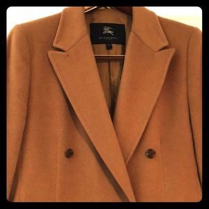 Rare! Classic Burberry Double-Breasted Camel Coat
